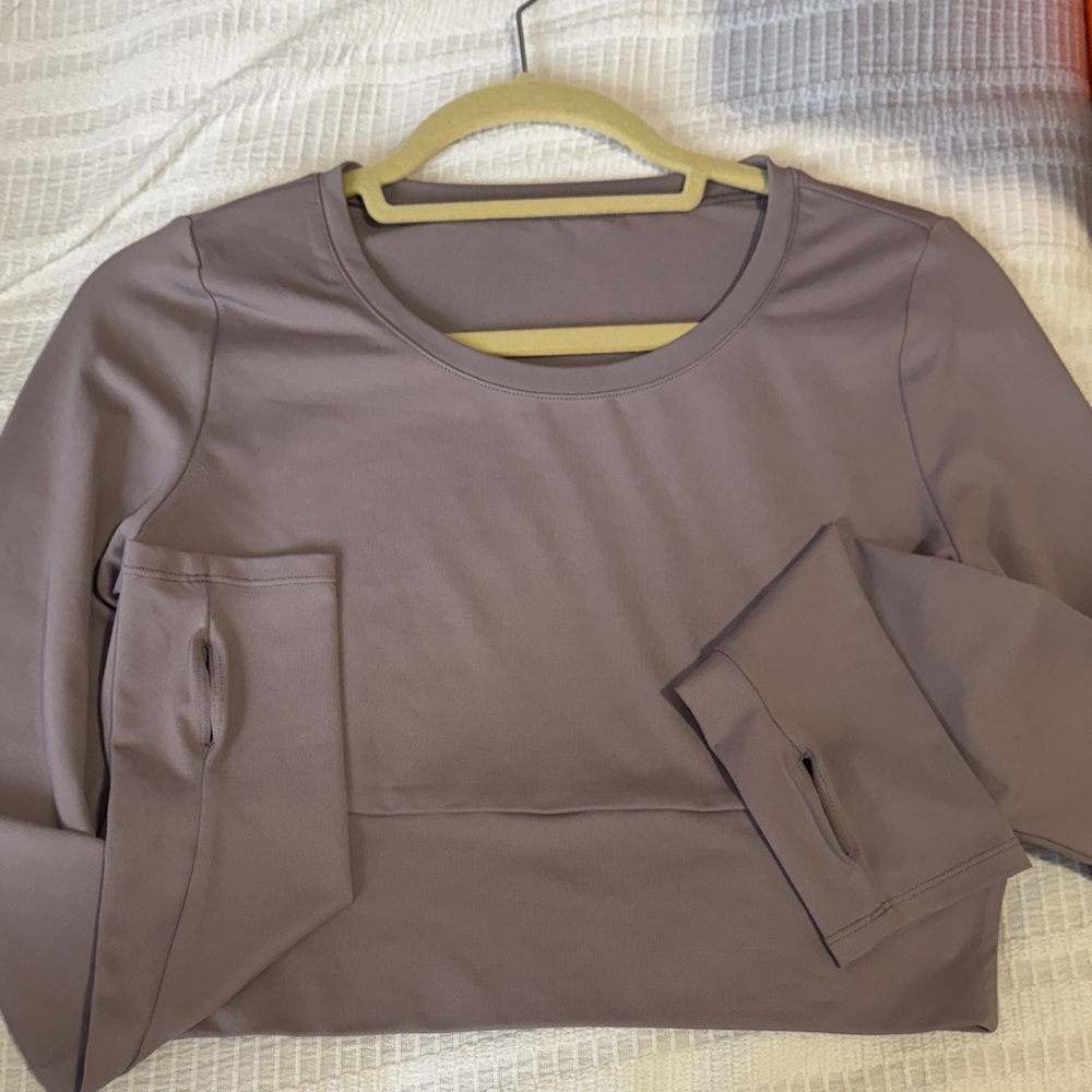 MOTF Dusty Purple Long Sleeve Top